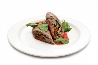 Easy Meal Мясной рулет с овощами и рукколой