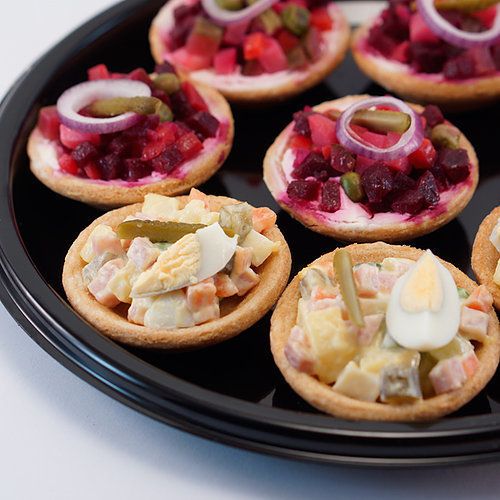 Canape2you Ассорти салатов в тарталетках №24