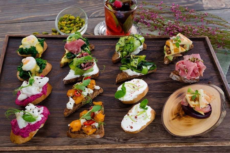 Азбука Вкуса Кейтеринг Брускетта на выбор