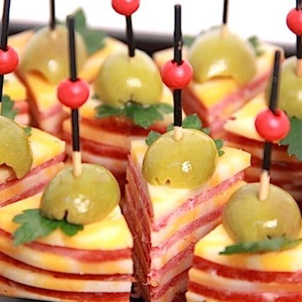 Ministerstvo Catering Company Дуэт итальянской салями и мраморного сыра