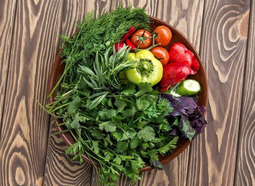 Овощи свежие на столе. Свежие овощи зелень на тарелке. Зелень ассорти. Зелень на столе. Стол с овощами и зеленью.