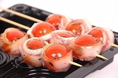 Ministerstvo Catering Company Томаты черри в беконе для гриля