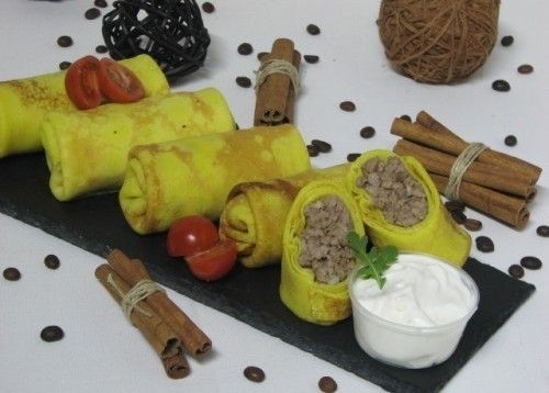 Villaggio fest Блины с мясом