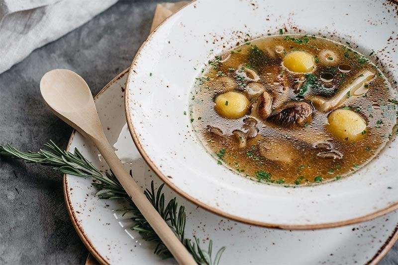 il Forno Грибной бульон с шампиньонами