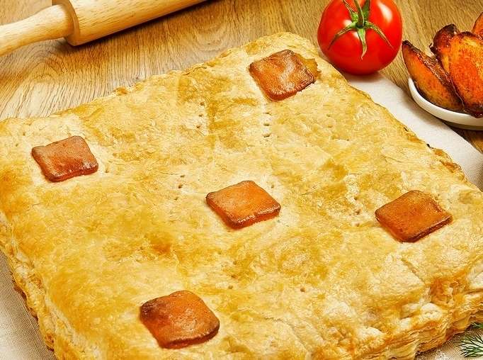 Cannelle Слоеный пирог с ветчиной и картофелем