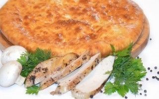 Сироп Осетинский пирог с цыпленком и грибами