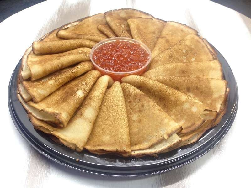 Canape24 Блины классические с икрой