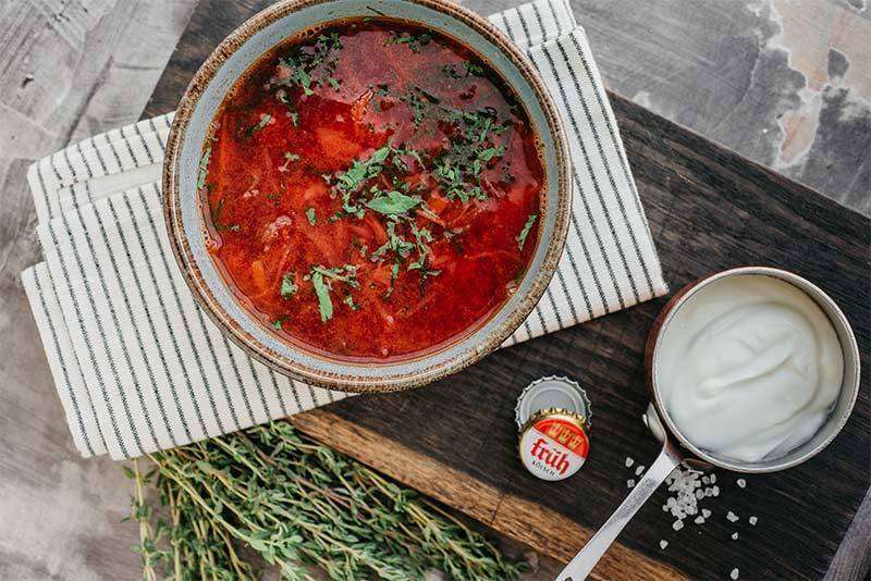Craft Kitchen Борщ с говядиной и сметаной