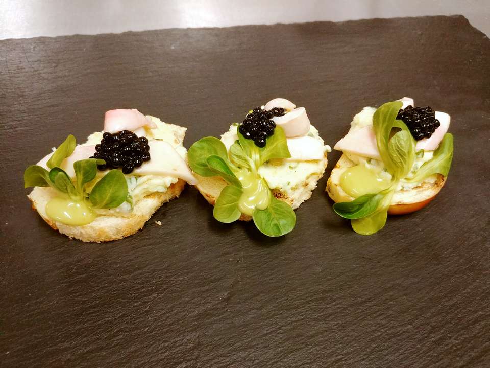Level Catering Тапас с кальмаром