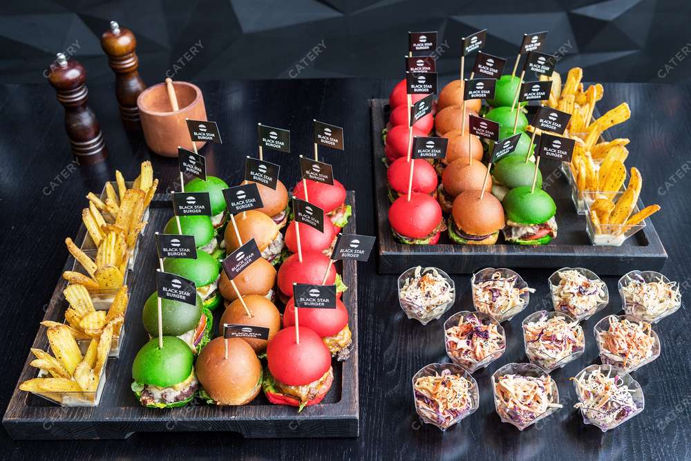 Black Star Burger Catering Сет мини-бургеров Standard