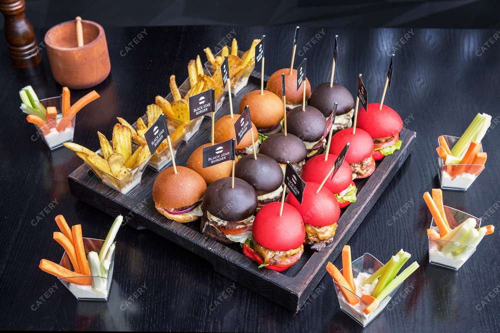 Black Star Burger Catering Сет мини-бургеров Mini