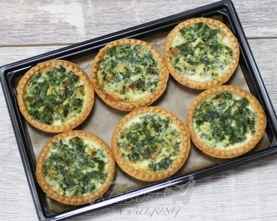 Vkusnoff Catering Киш со шпинатом и индейкой