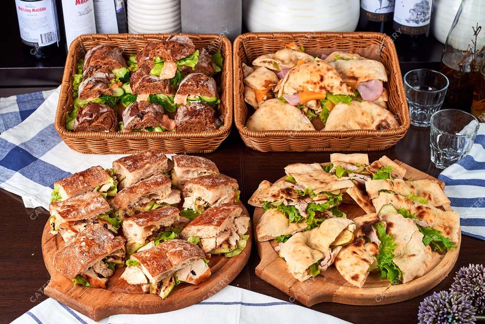 Semplice Catering Кофе-брейк с сэндвичами